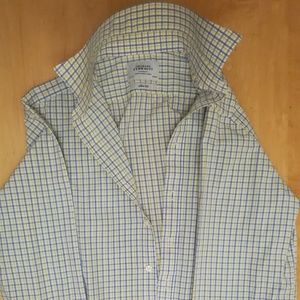 CT Yellow Blue Check Shirt 15.5" / 37"